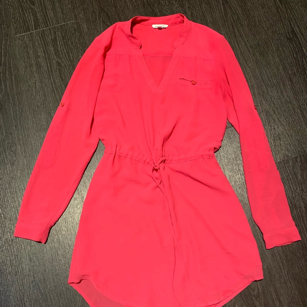 Hot pink dress